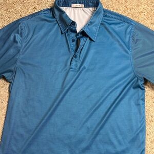 Men's Blue Striped Shirt
